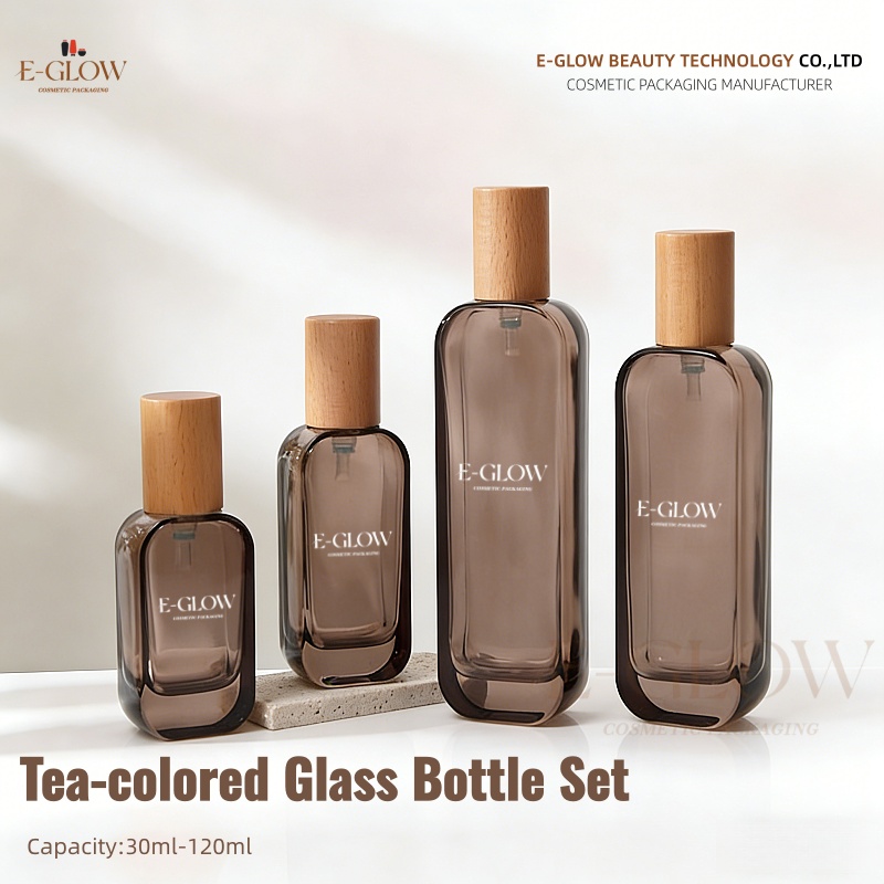 Luxury Skincare Serum - 【Logo Custom】1 Buah Botol Pompa Kaca