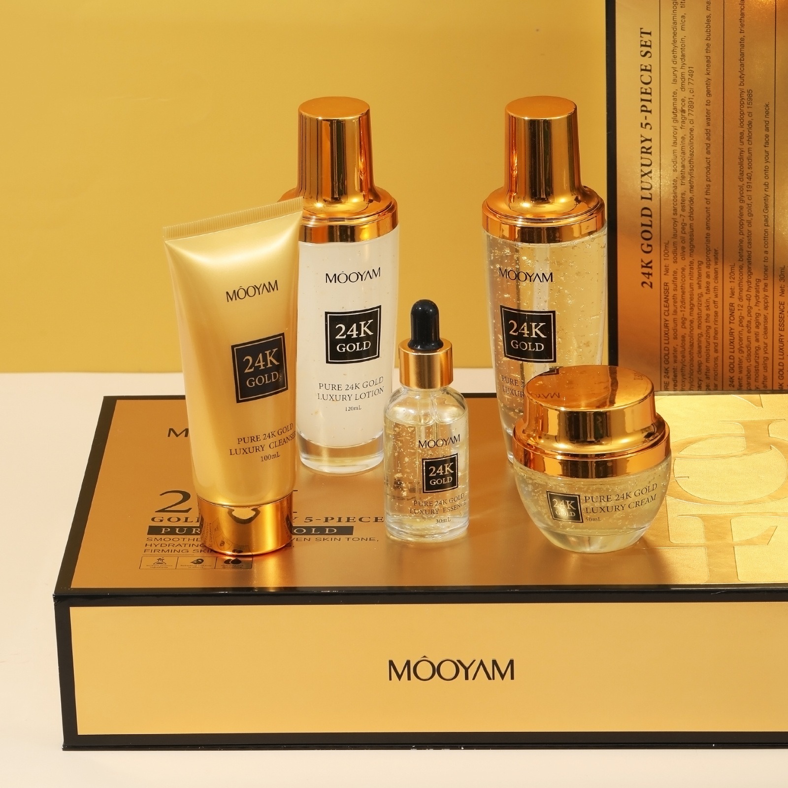 Luxury Skincare Moisturizer - Perawatan Kulit 24K Gold LUXURY Pelembap