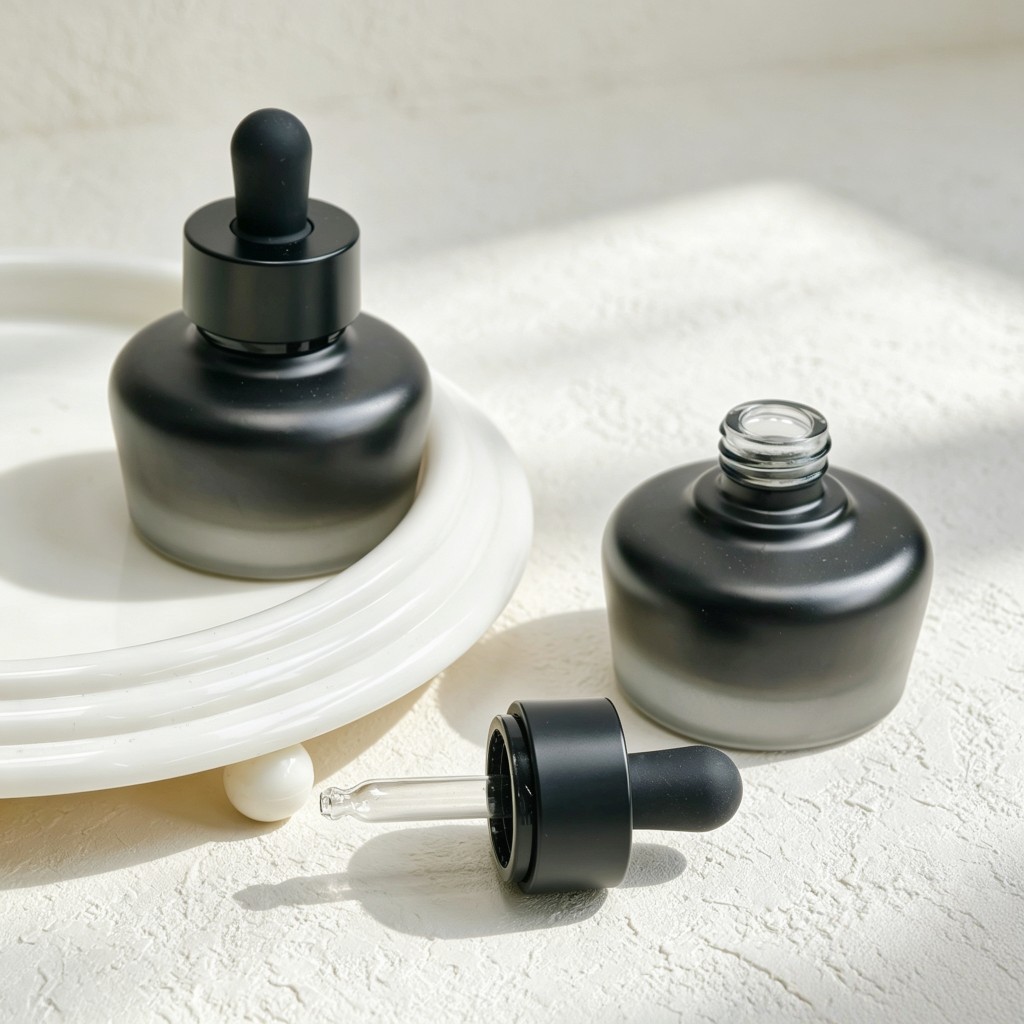 Botol Tetes Kaca Buram 30ml, W - Luxury Skincare Serum ulasan dan harga