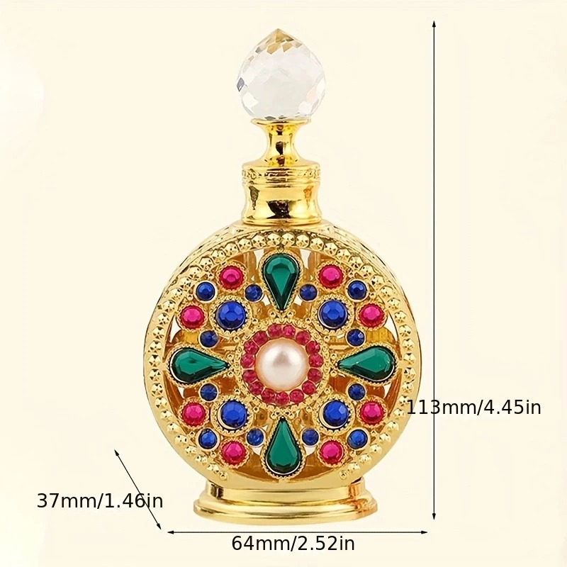 Botol Parfum 12ML Botol Logam  - Luxury Skincare Oil ulasan dan harga