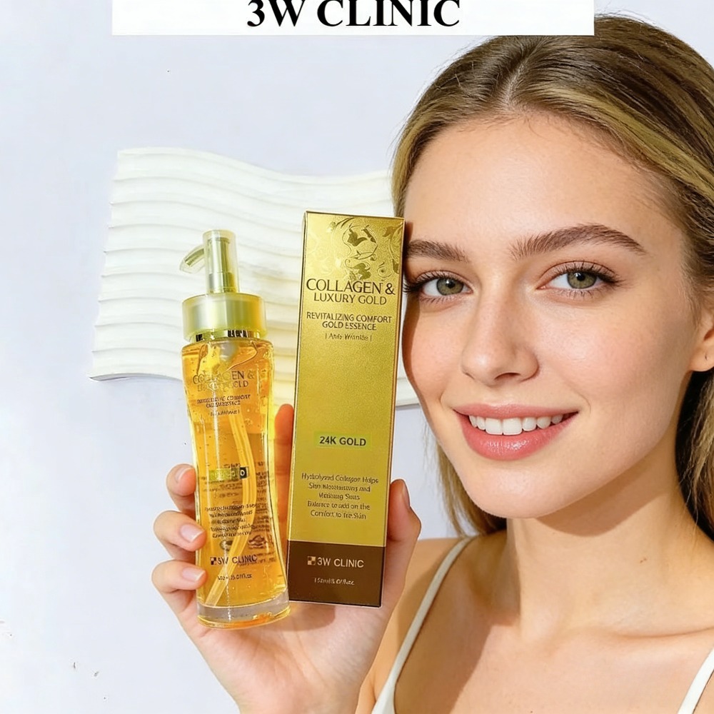 3WCLINIC Kolagen & Luxury Gold - Luxury Skincare Serum ulasan dan harga